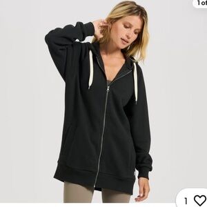 Vuori Light Gray oversized Hoodie